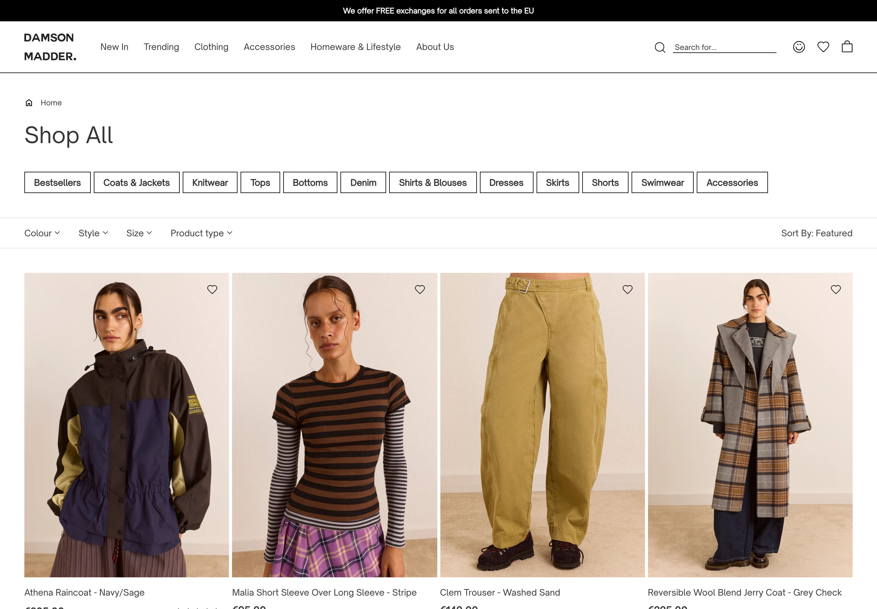 Desktop catalog of Damson Madder