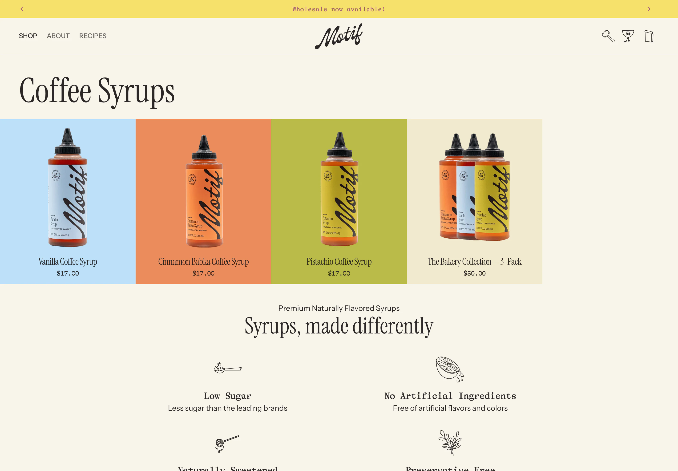 Desktop catalog of Motif