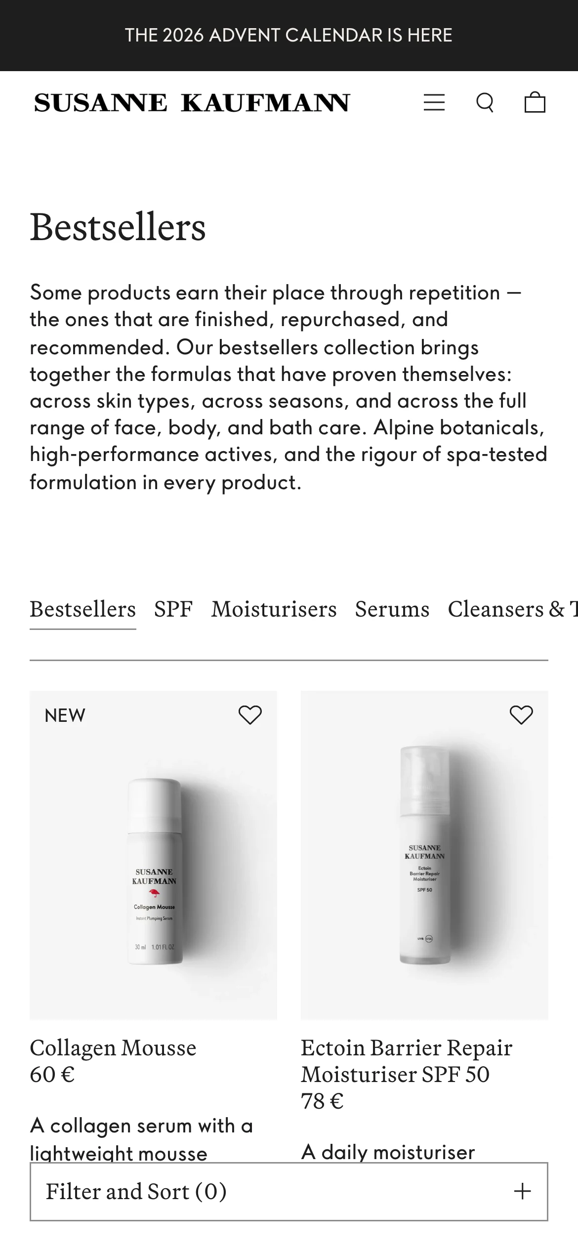 Mobile catalog of Susanne Kaufmann