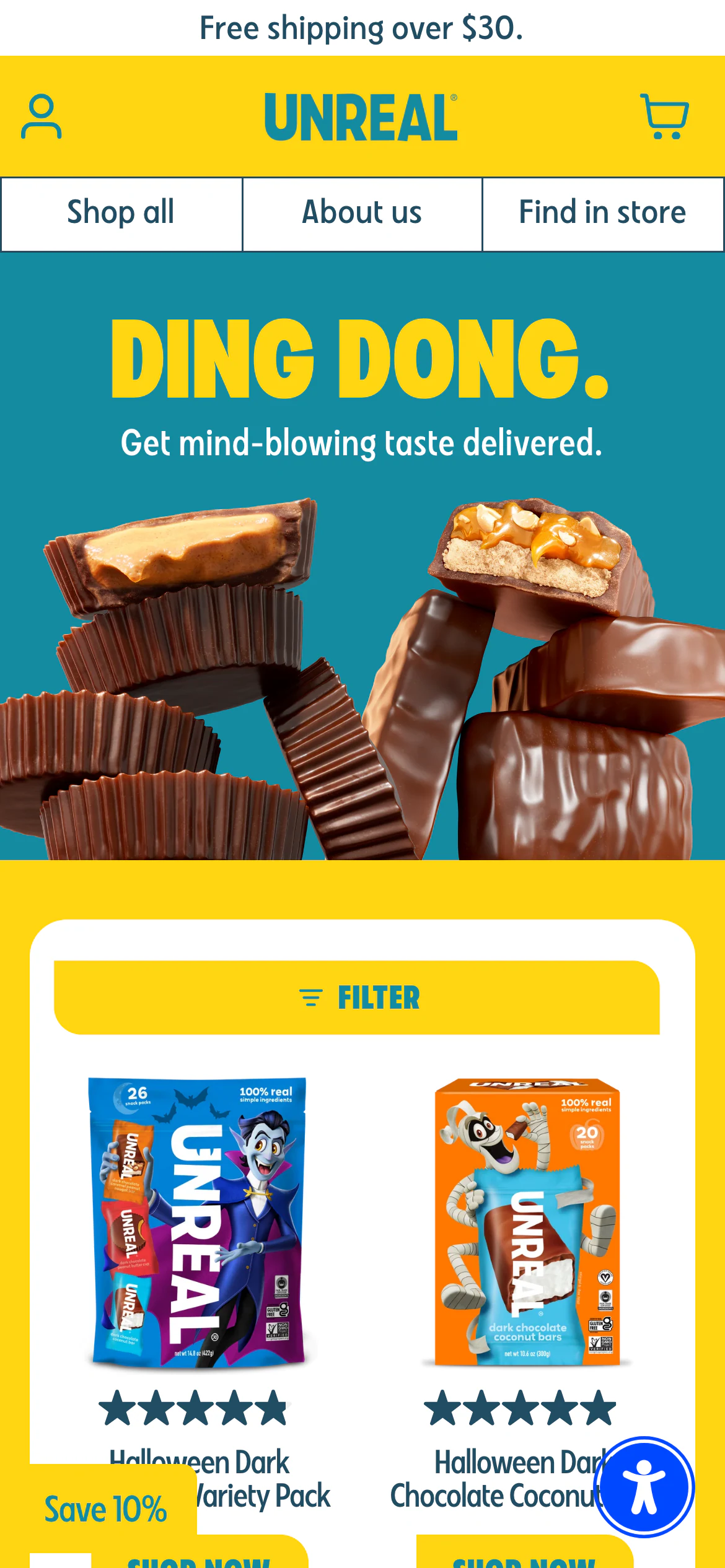 Mobile catalog of UNREAL