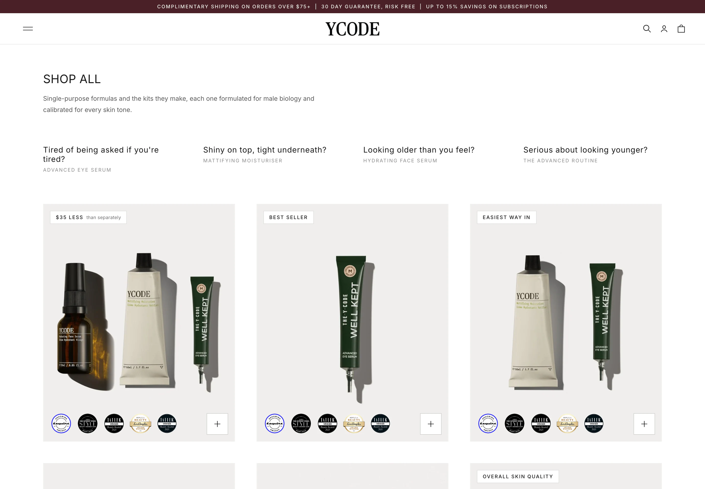 Desktop catalog of YCODE